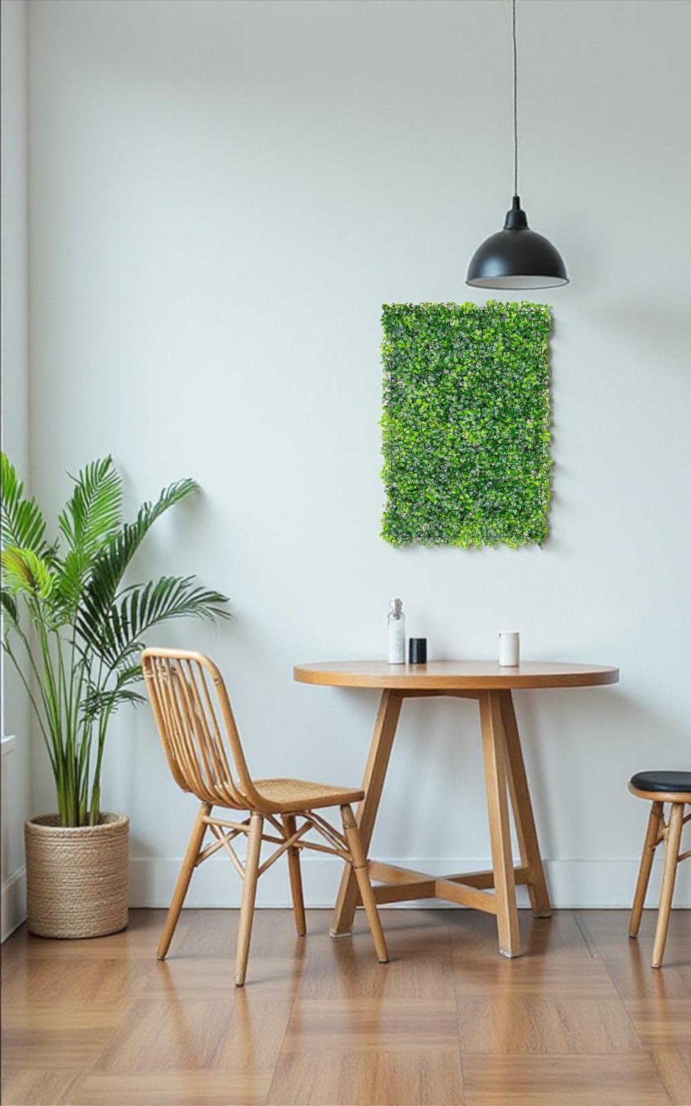 Armonizze Premium Şimşir Yapay Duvar Paneli 40x60 cm – Gerçekçi Dikey Bahçe Dokusu