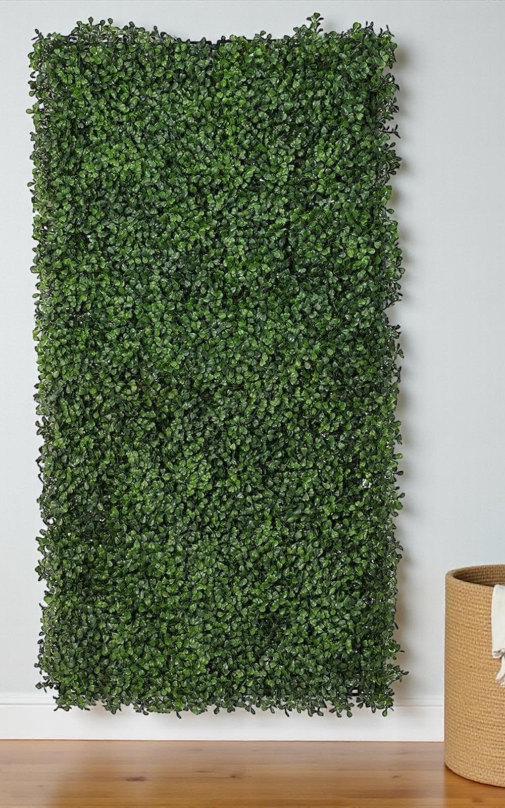 Armonizze Premium Şimşir Yapay Duvar Paneli 40x60 cm – Gerçekçi Dikey Bahçe Dokusu